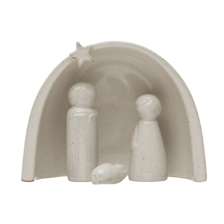 Stoneware Nativity Set