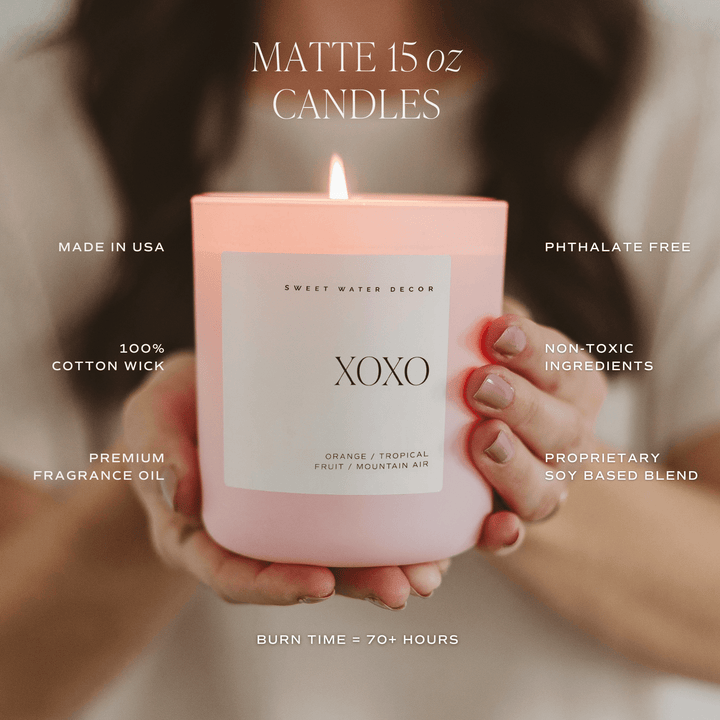 XOXO Pink Candle - Merry PigletsSweet Water Decor