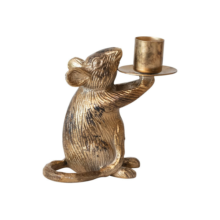 Mouse Taper Candle Holder