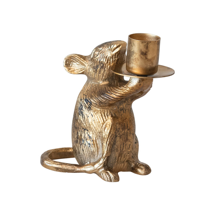 Mouse Taper Candle Holder