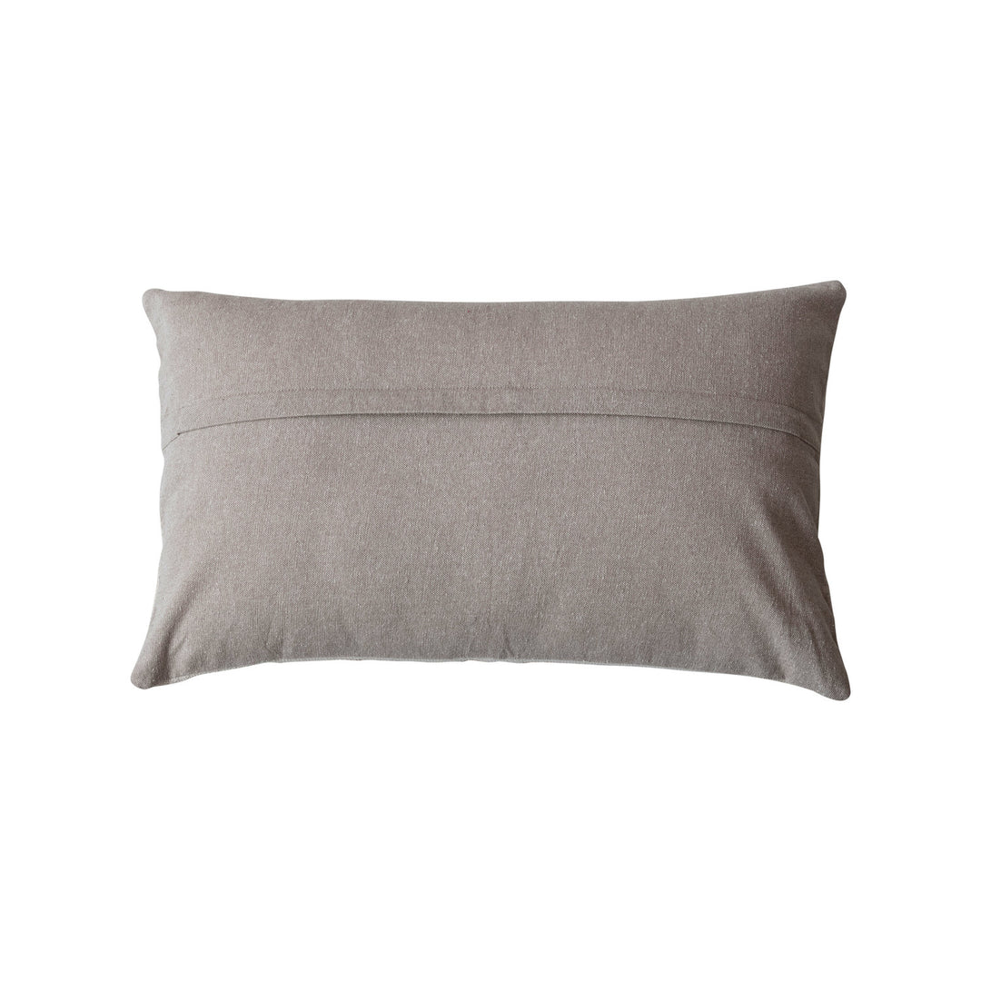 Embroidered Scandi Lumbar Pillow