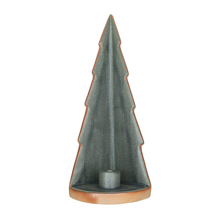 Stoneware Tree Taper Holder