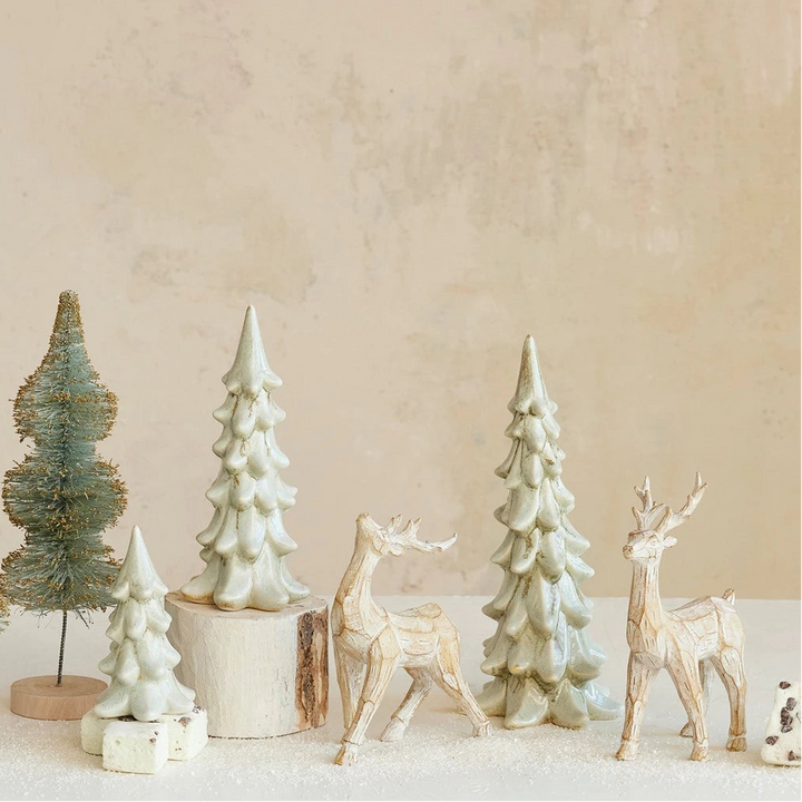 Pale Green Stoneware Tree