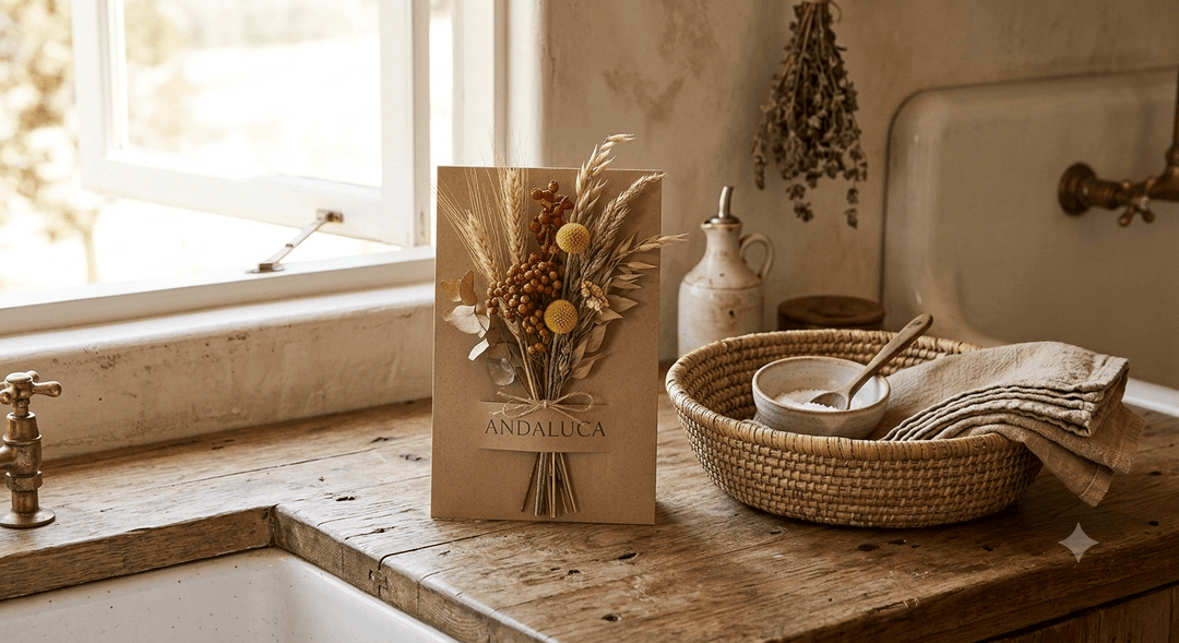 Yarrow & Autumn Foliage Mini Bouquet - Merry PigletsAndaluca