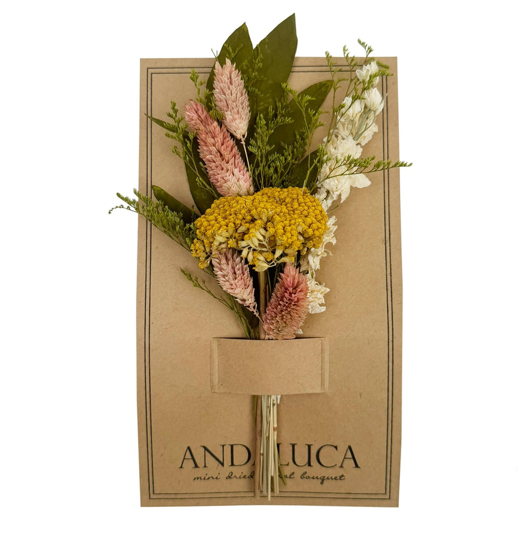 Yarrow & Larkspur Mini Bouquet - Merry PigletsAndaluca