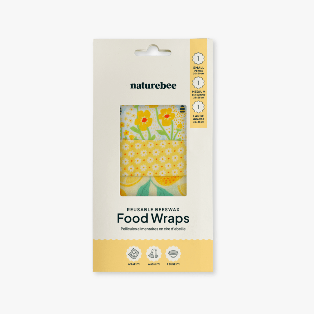 Yellow Beeswax Wrap Variety Set - Merry PigletsNATURE BEE