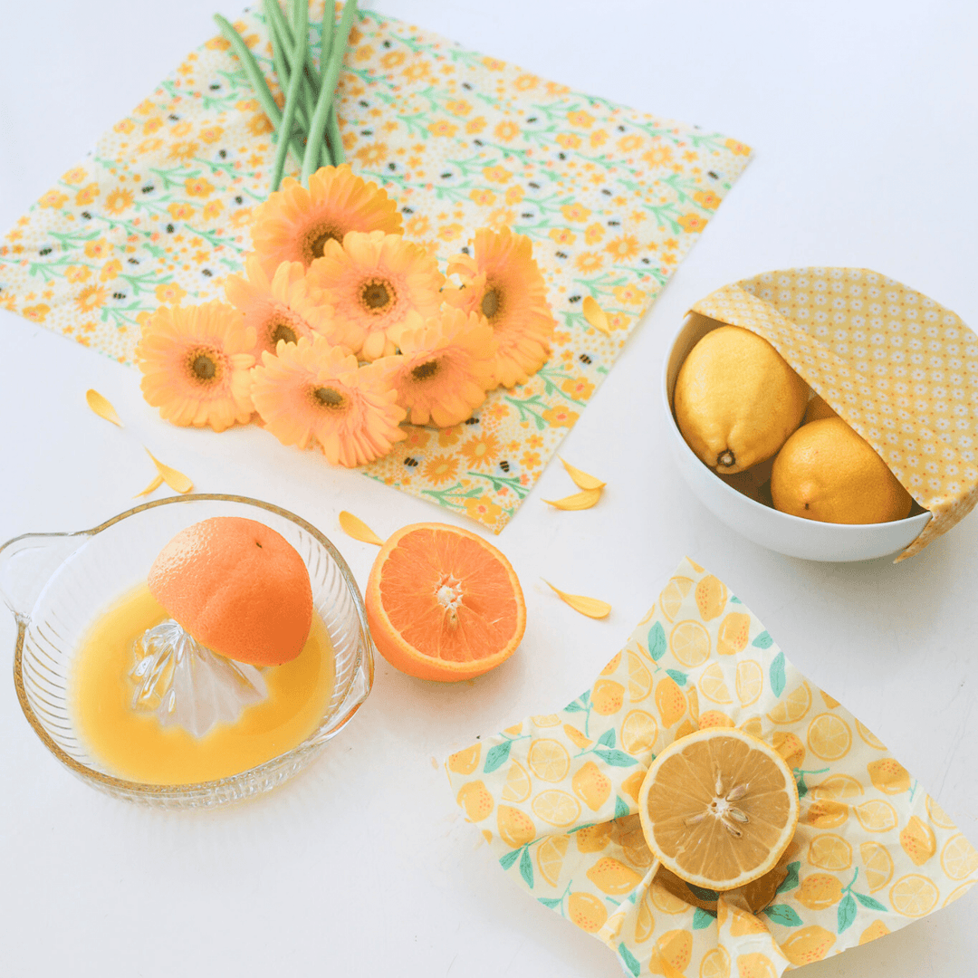 Yellow Beeswax Wrap Variety Set - Merry PigletsNATURE BEE