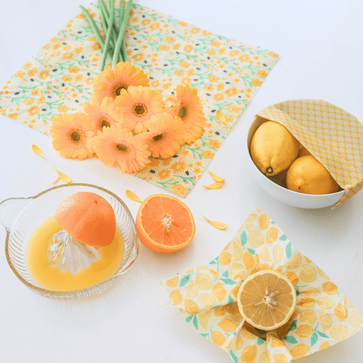 Yellow Beeswax Wrap Variety Set - Merry PigletsNATURE BEE
