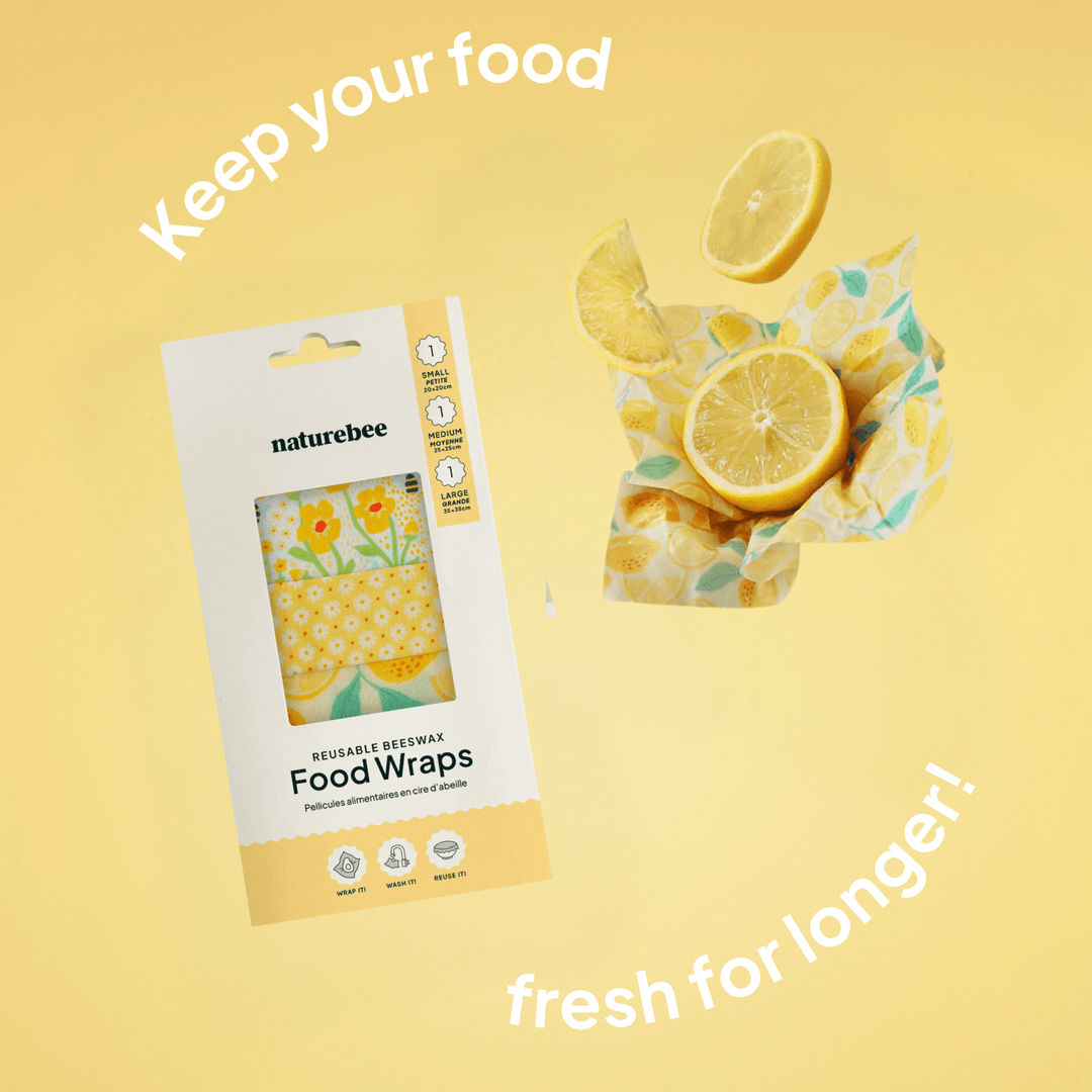 Yellow Beeswax Wrap Variety Set - Merry PigletsNATURE BEE