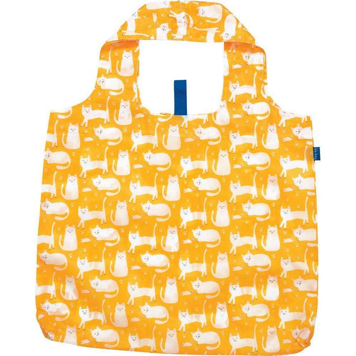 Yellow Kitty Cats Reusable Shopper Tote - Merry Pigletsrockflowerpaper