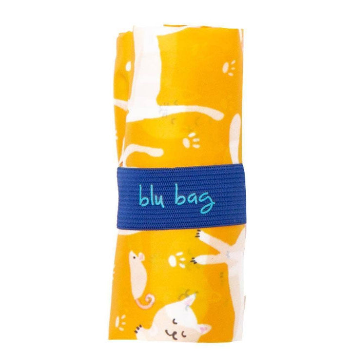Yellow Kitty Cats Reusable Shopper Tote - Merry Pigletsrockflowerpaper