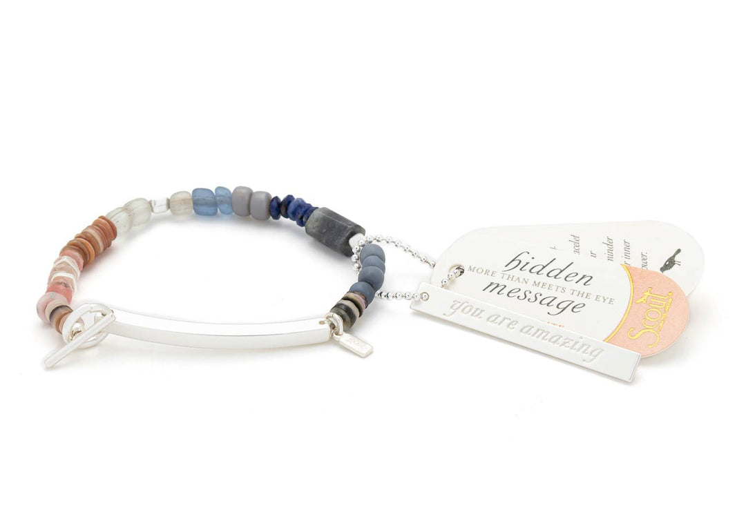 You are Amazing Hidden Message Bracelet - Merry PigletsScout Curated Wears