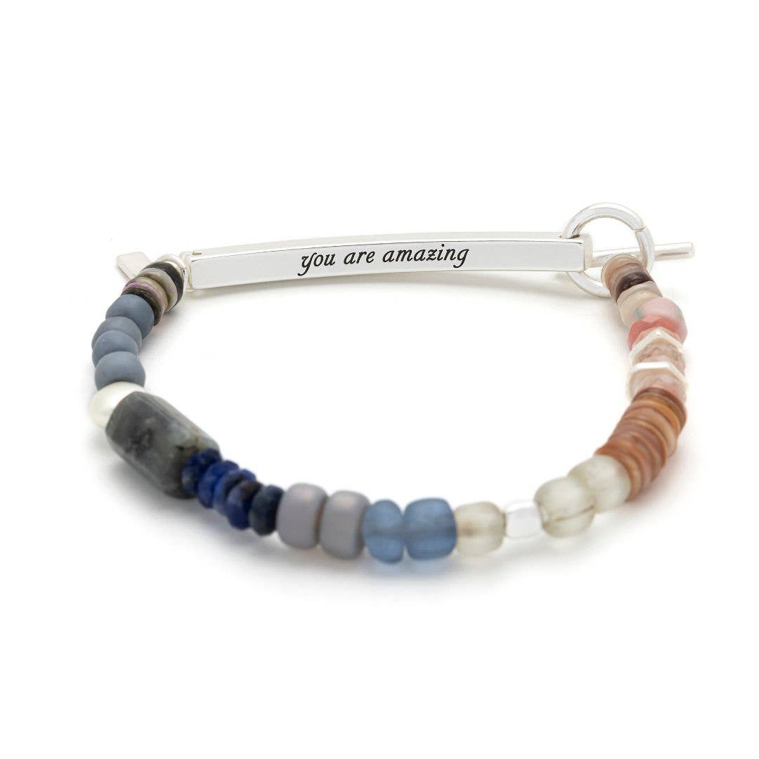You are Amazing Hidden Message Bracelet - Merry PigletsScout Curated Wears