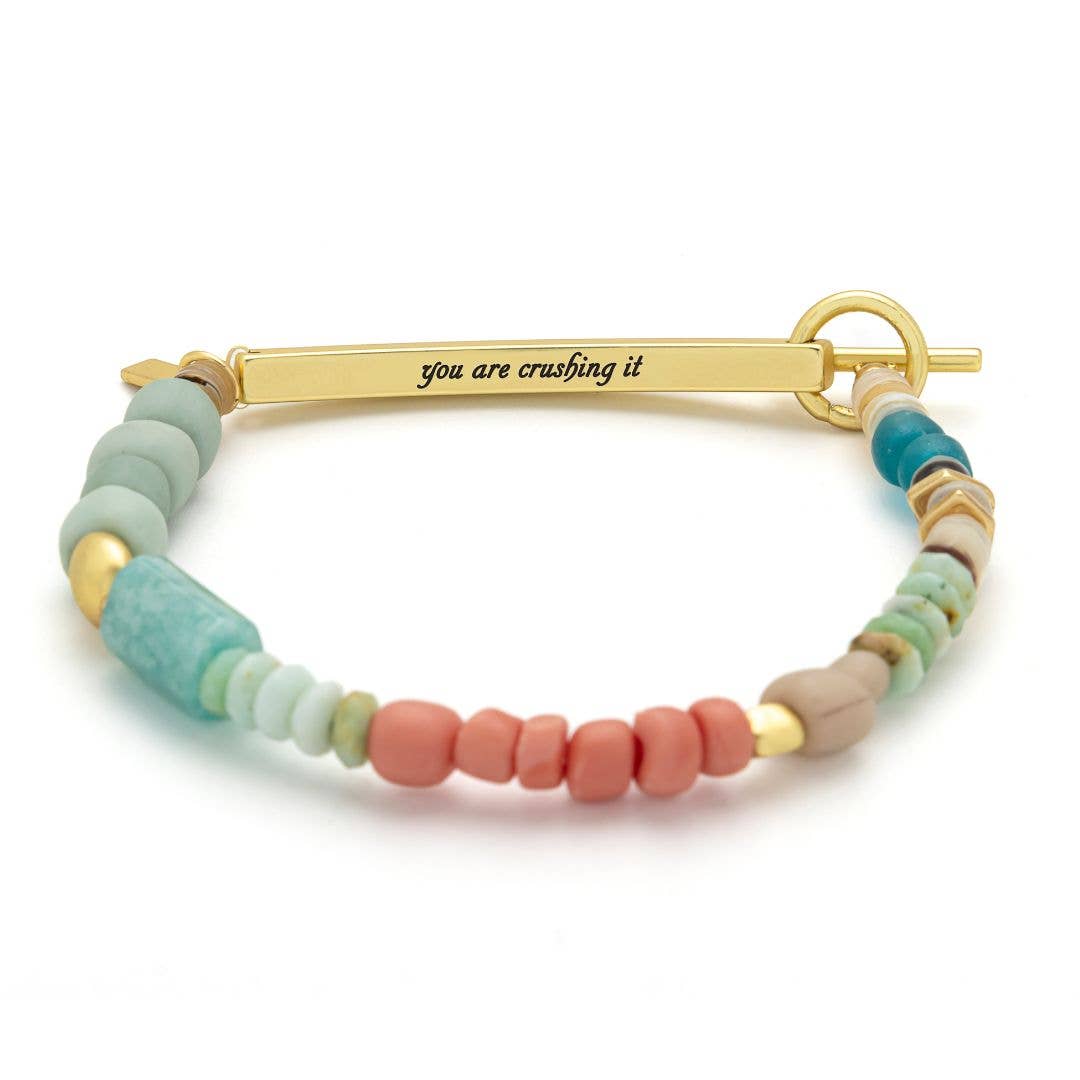 You are Crushing It Hidden Message Bracelet - Merry PigletsScout Curated Wears