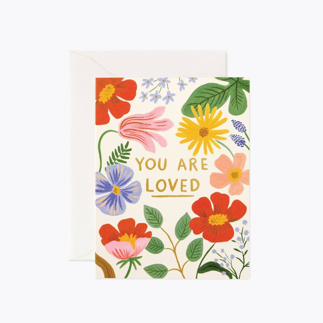 You Are Loved Greeting Card - Merry PigletsRifle Paper Co.