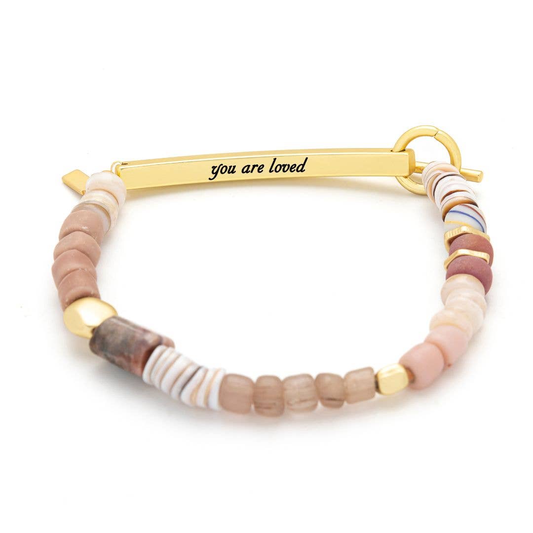 You are Loved Hidden Message Bracelet - Merry PigletsScout Curated Wears