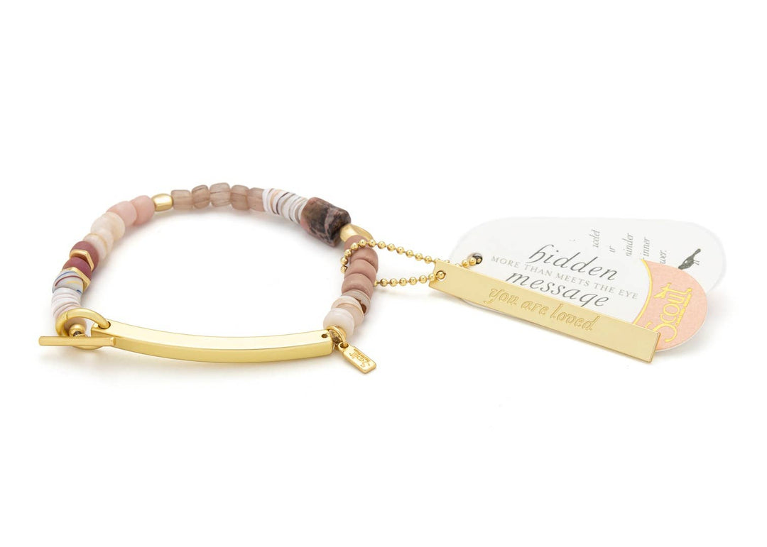 You are Loved Hidden Message Bracelet - Merry PigletsScout Curated Wears