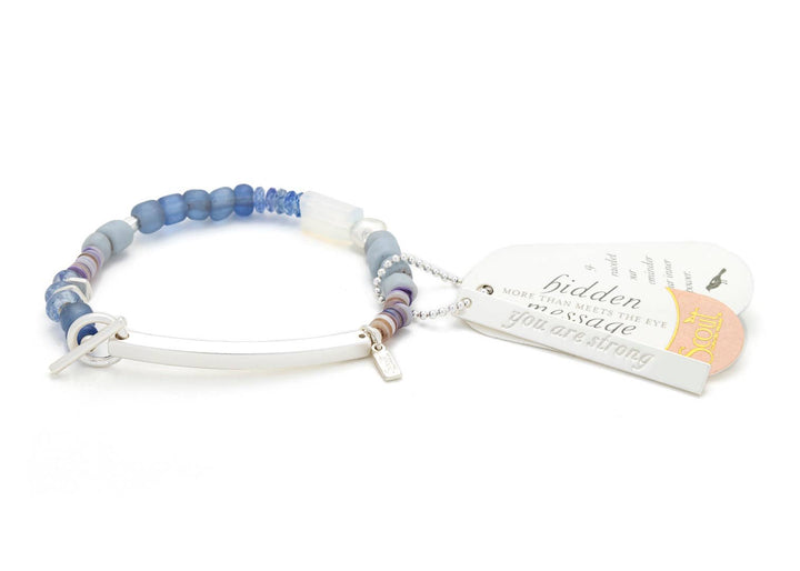You are Strong Hidden Message Bracelet - Merry PigletsScout Curated Wears