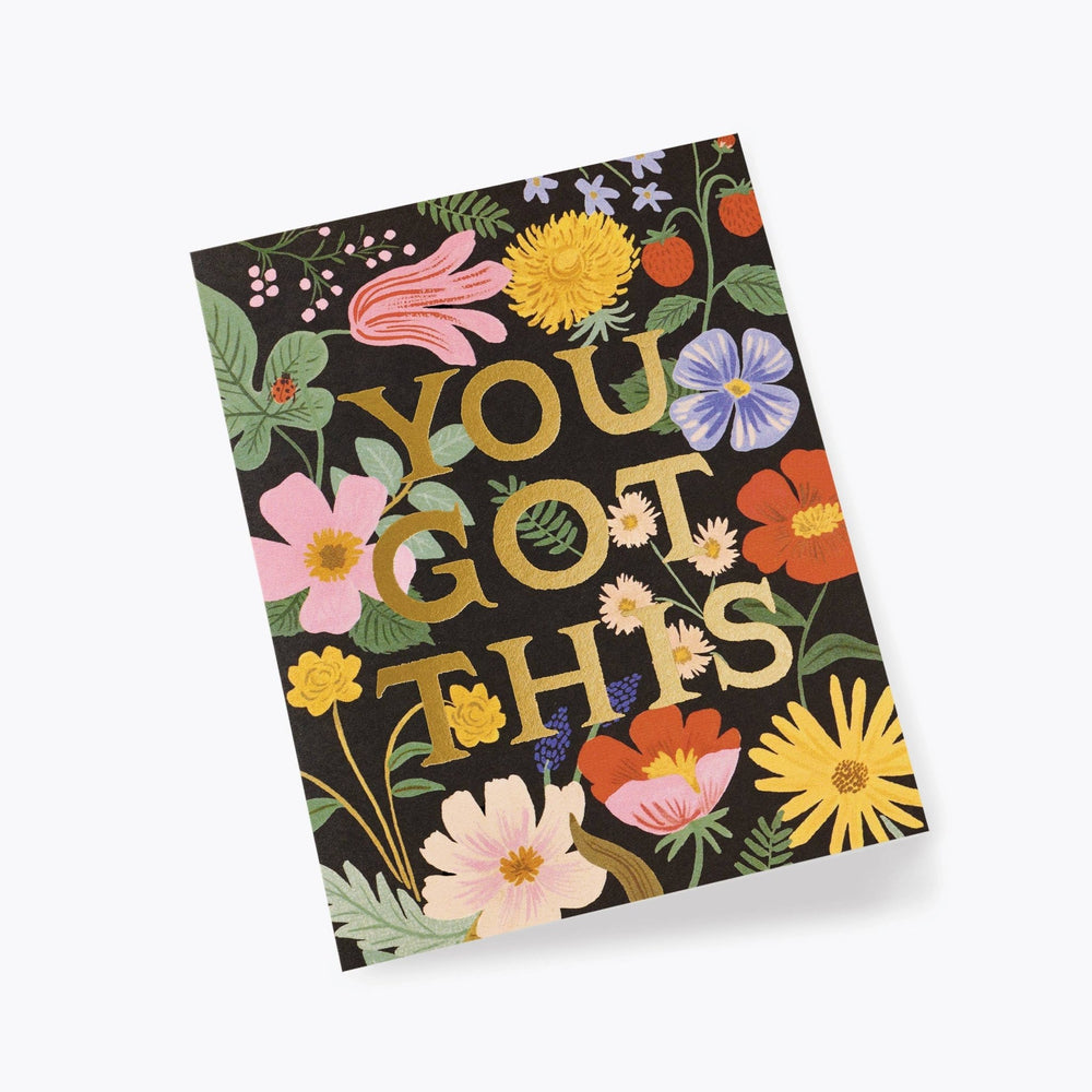 You Got This Strawberry Fields Greeting Card - Merry PigletsRifle Paper Co.