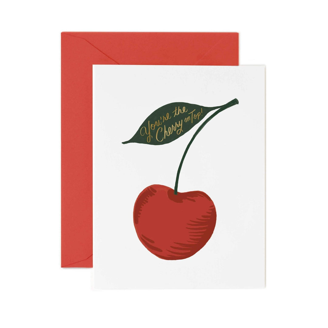 You’re the Cherry On Top Greeting Card - Merry PigletsRifle Paper Co.