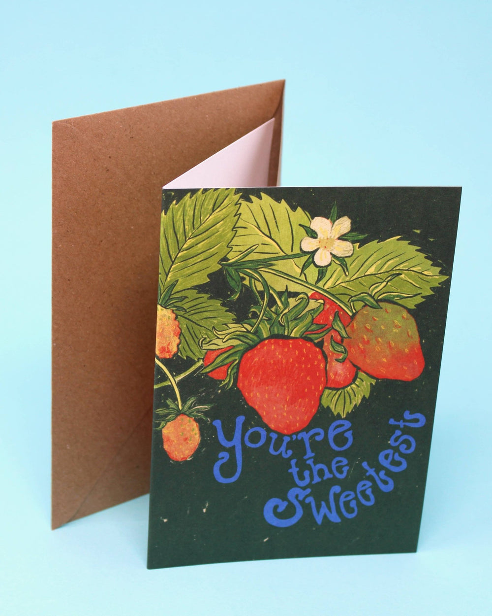 You're The Sweetest Greetings Card - Merry PigletsArk Colour Design
