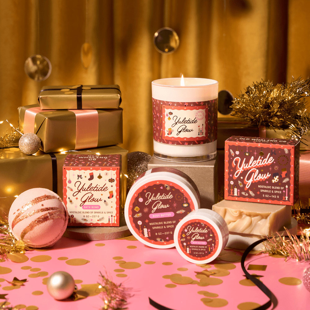 Yuletide Glow Bath Bomb - Merry PigletsOld Whaling Company