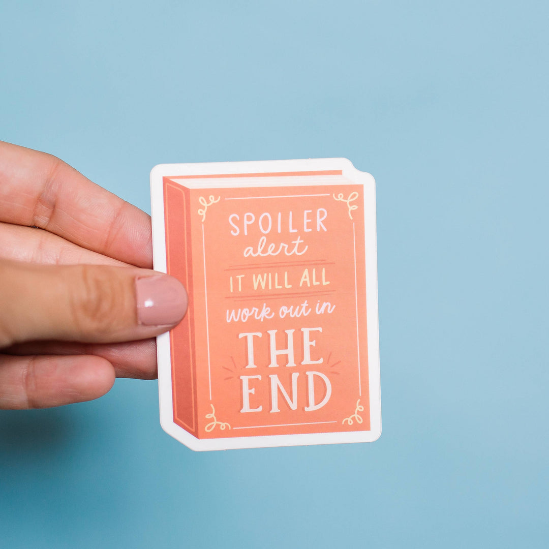 Book Sticker - It Will All Work Out - Merry Piglets