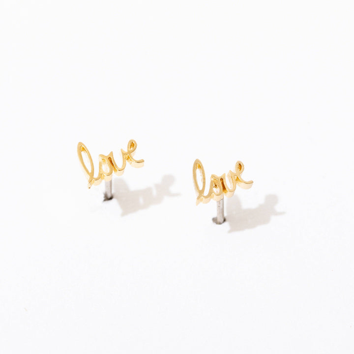 Love Stud Earrings - Merry Piglets