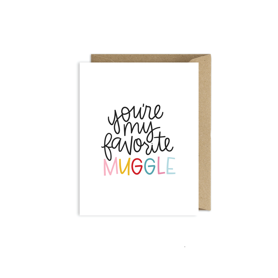 You're My Favorite Muggle Card - Merry Piglets