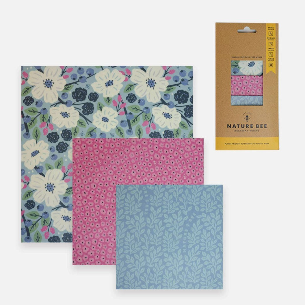 Purple Beeswax Wrap Set - Merry Piglets