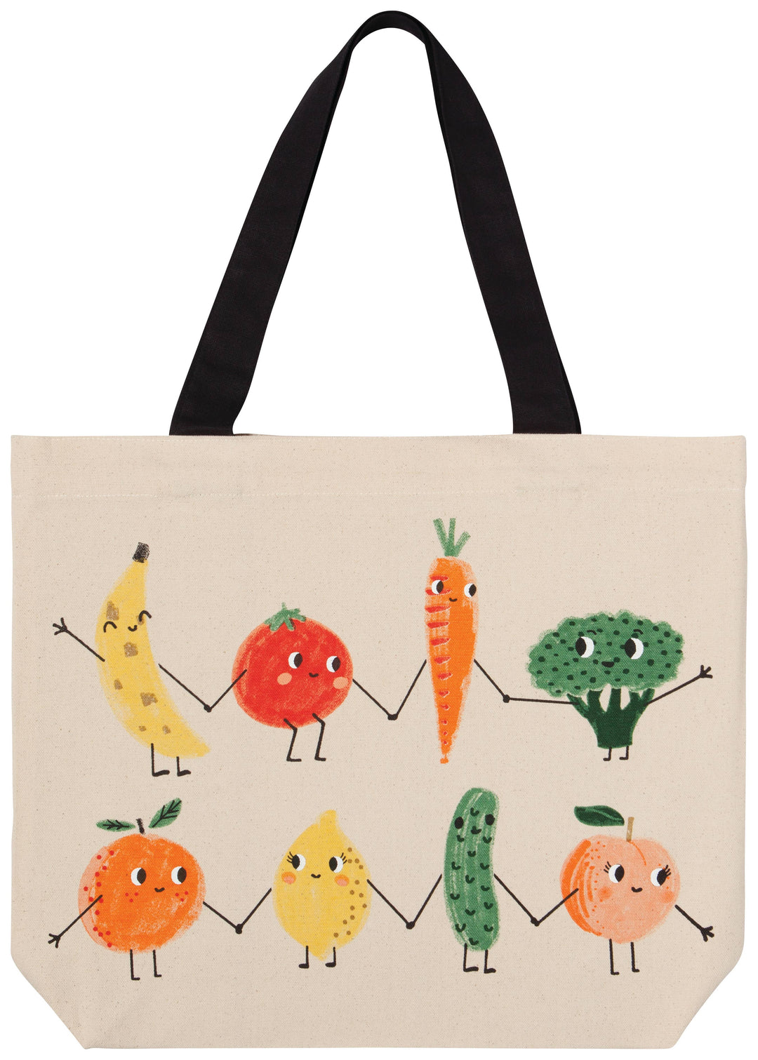 Funny Food Tote Bag - Merry Piglets