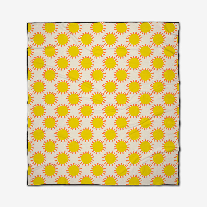 Geometry - Sunny Day Beach Blanket - Merry Piglets