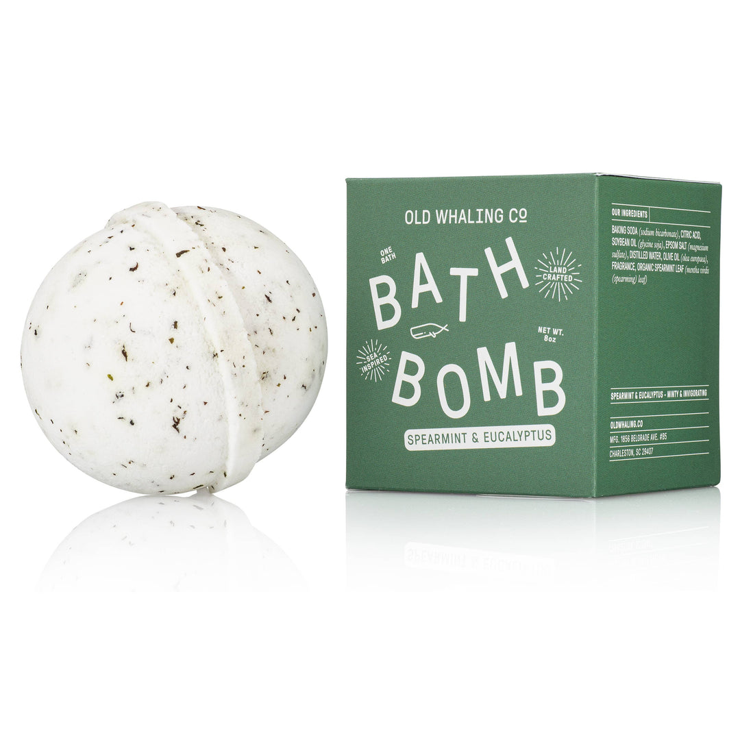 Spearmint & Eucalyptus Bath Bomb - Merry Piglets