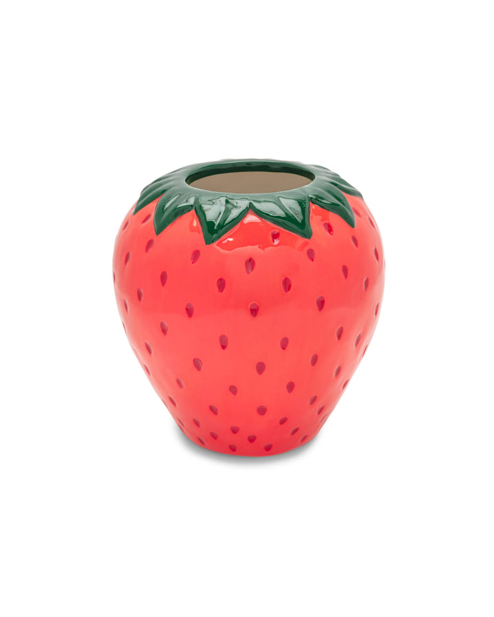 Strawberry Fields Ceramic Vase - Merry Piglets