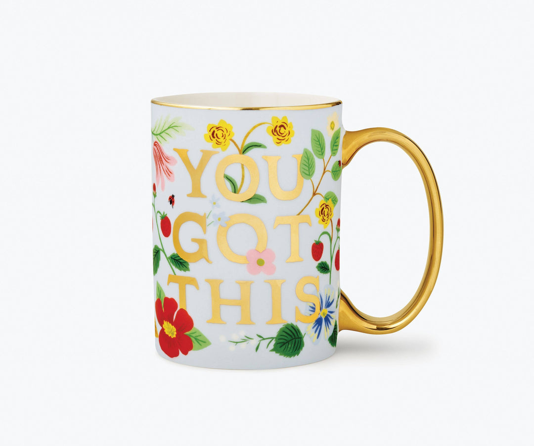 You Got This Porcelain Mug - Merry Piglets