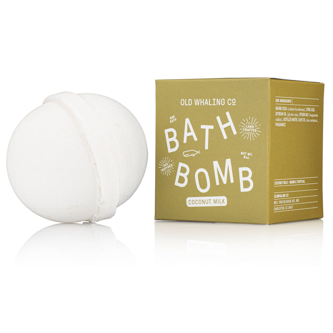 Coconut Milk Bath Bomb - Merry Piglets