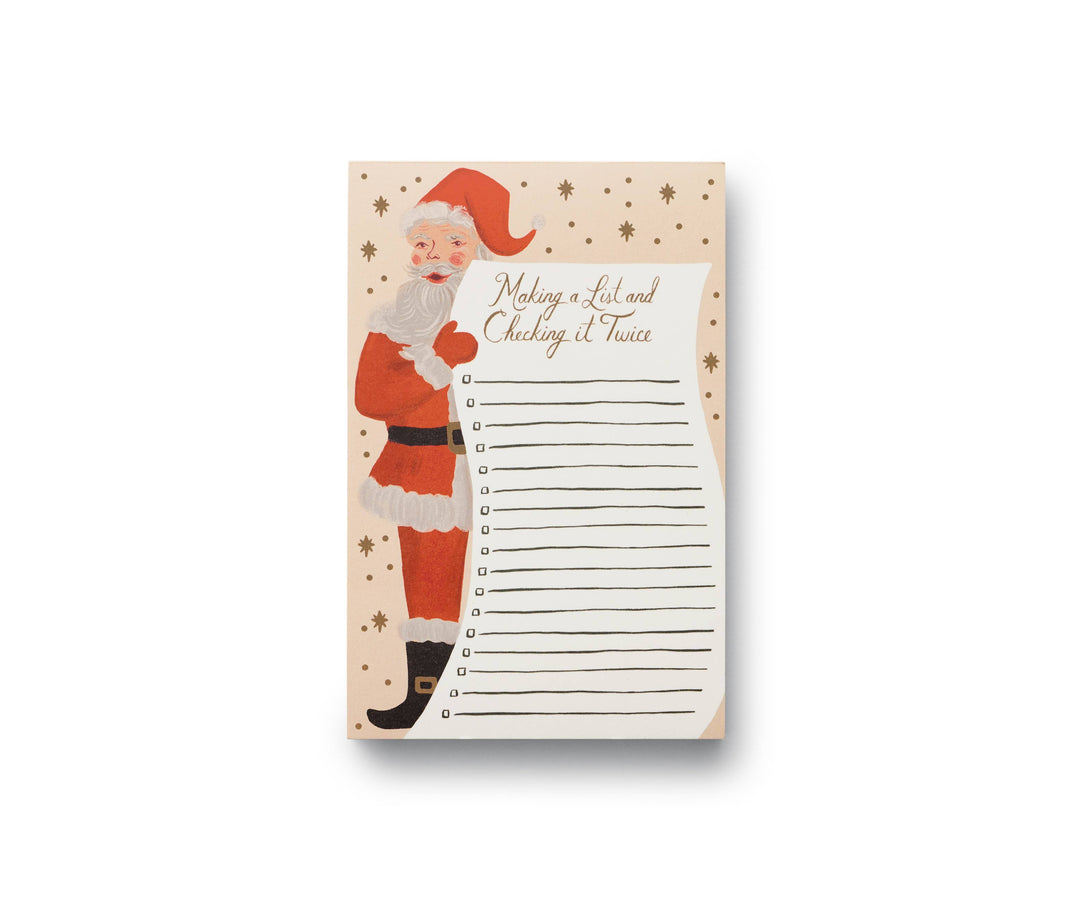 Santa's List Notepad - Merry Piglets