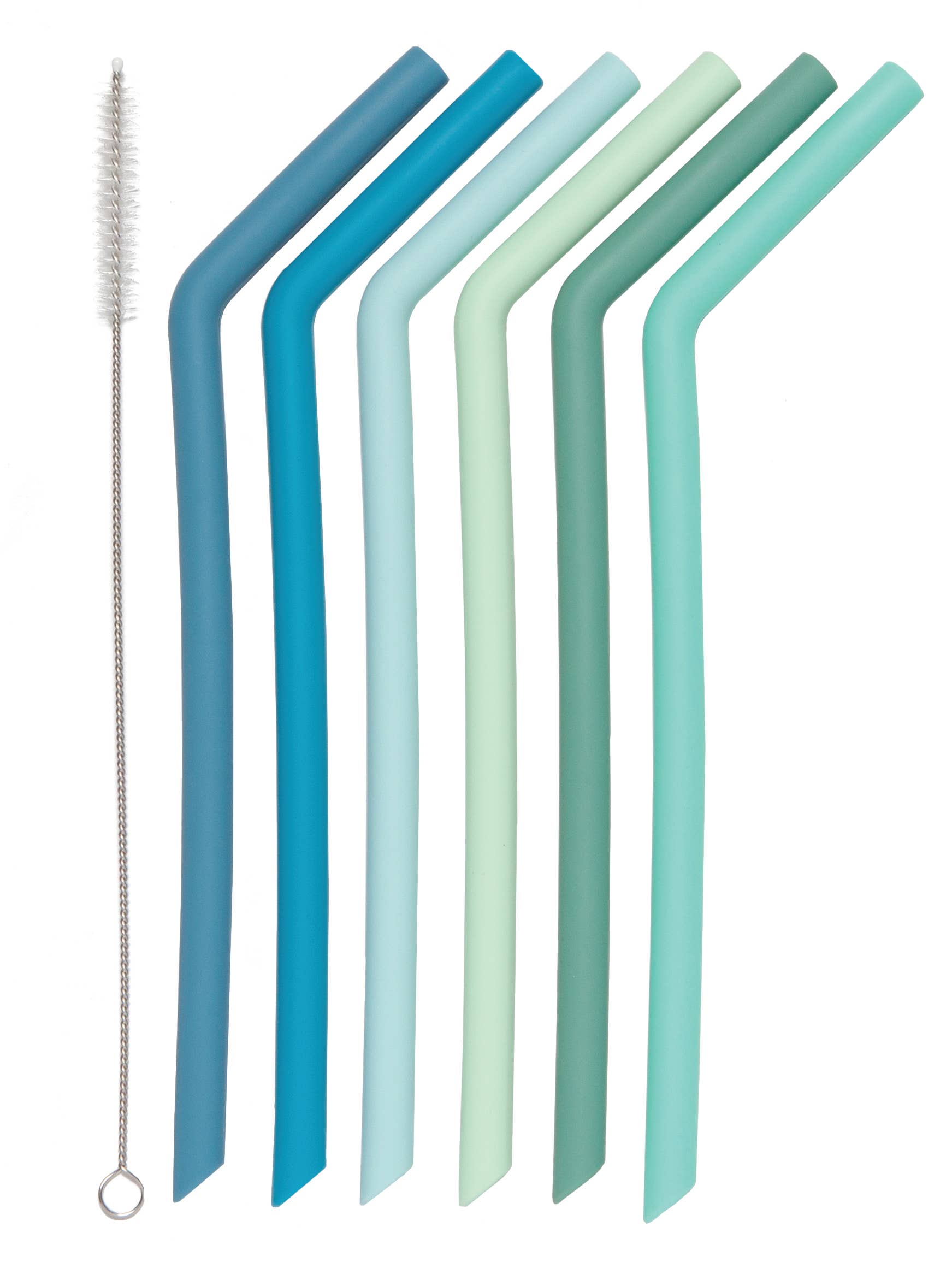Marina Silicone Smoothie Straws Set of 6 - Thumbnail 3