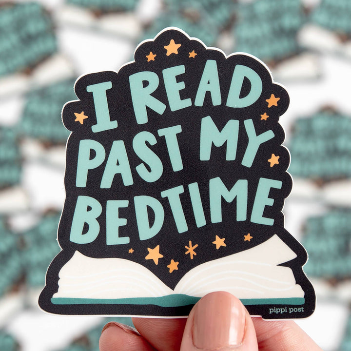 Bedtime Reader Decal Sticker - Merry Piglets