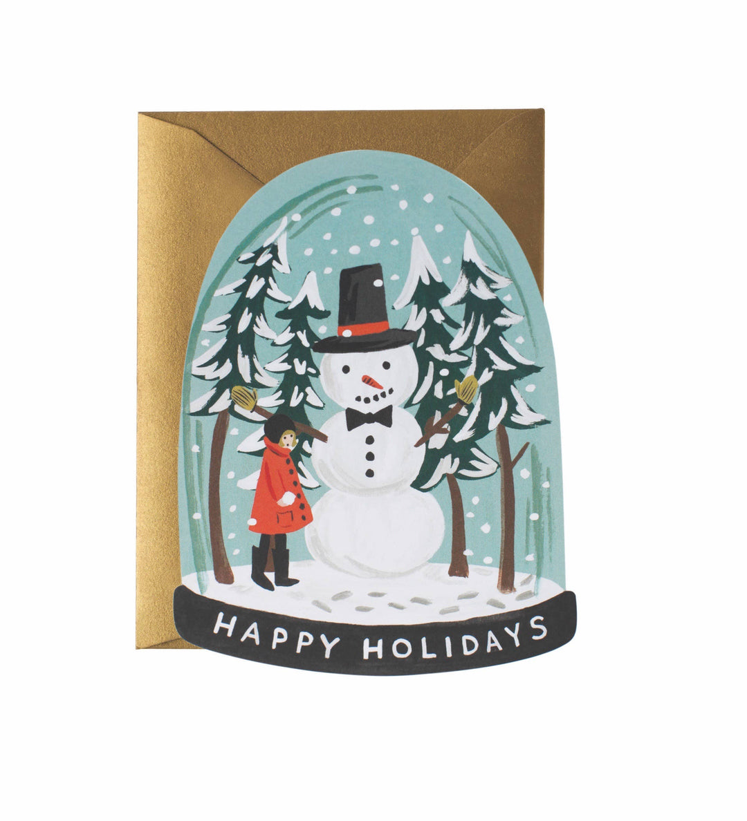 Boxed Set of Snow Globe Greeting Cards - Merry Piglets