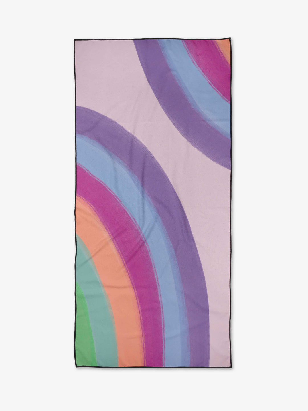 Geometry - Violet Rainbow Beach Towel - Merry Piglets
