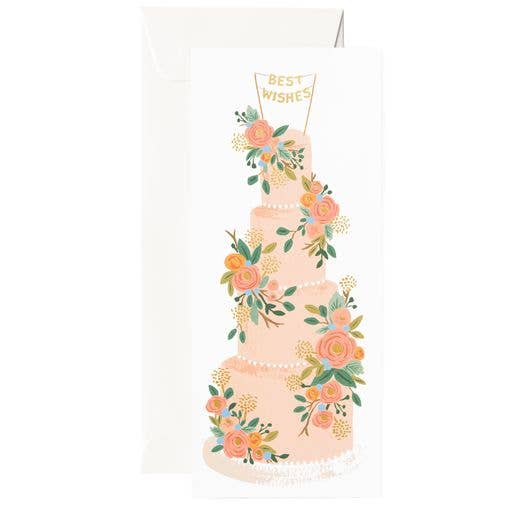 Tall Wedding Cake No. 10 Greeting Card - Merry Piglets