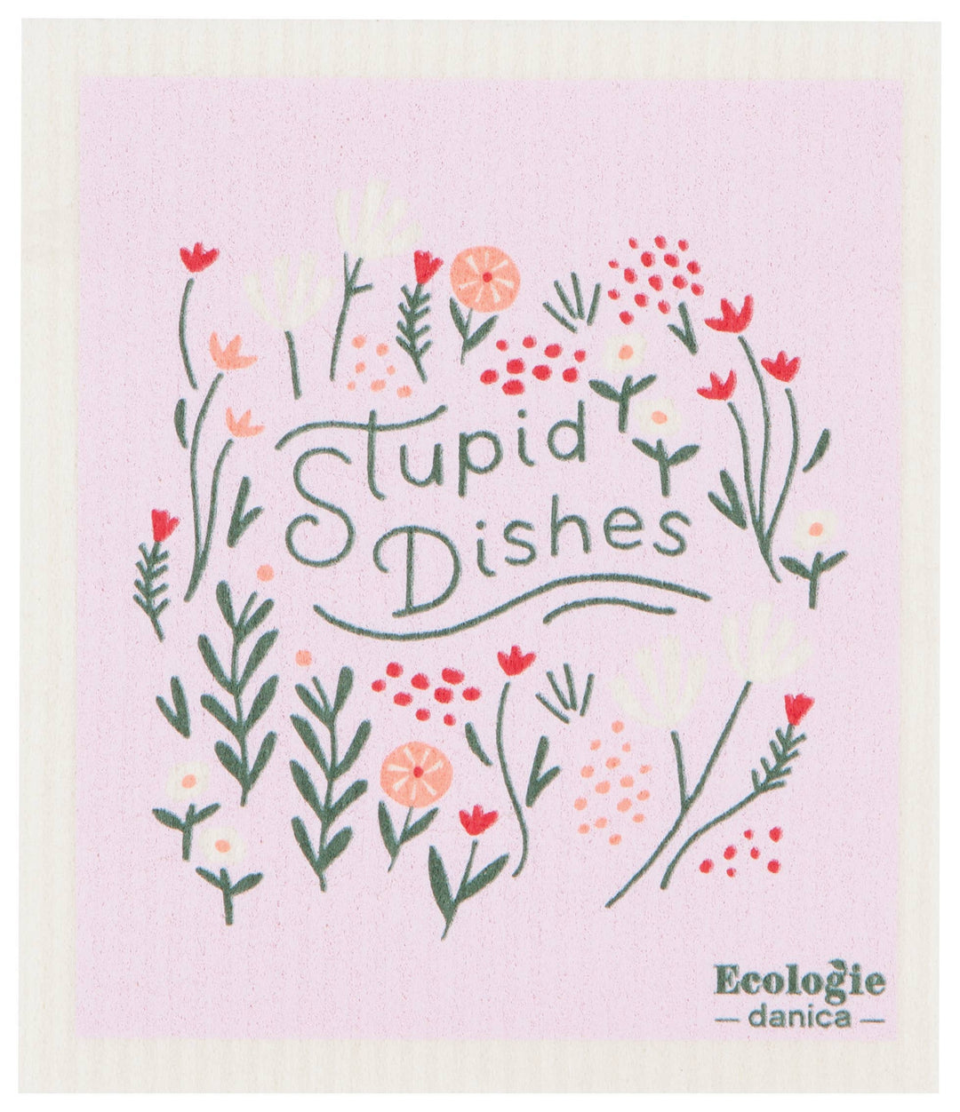 Stupid Dishes Swedish Dishcloth - Merry Piglets