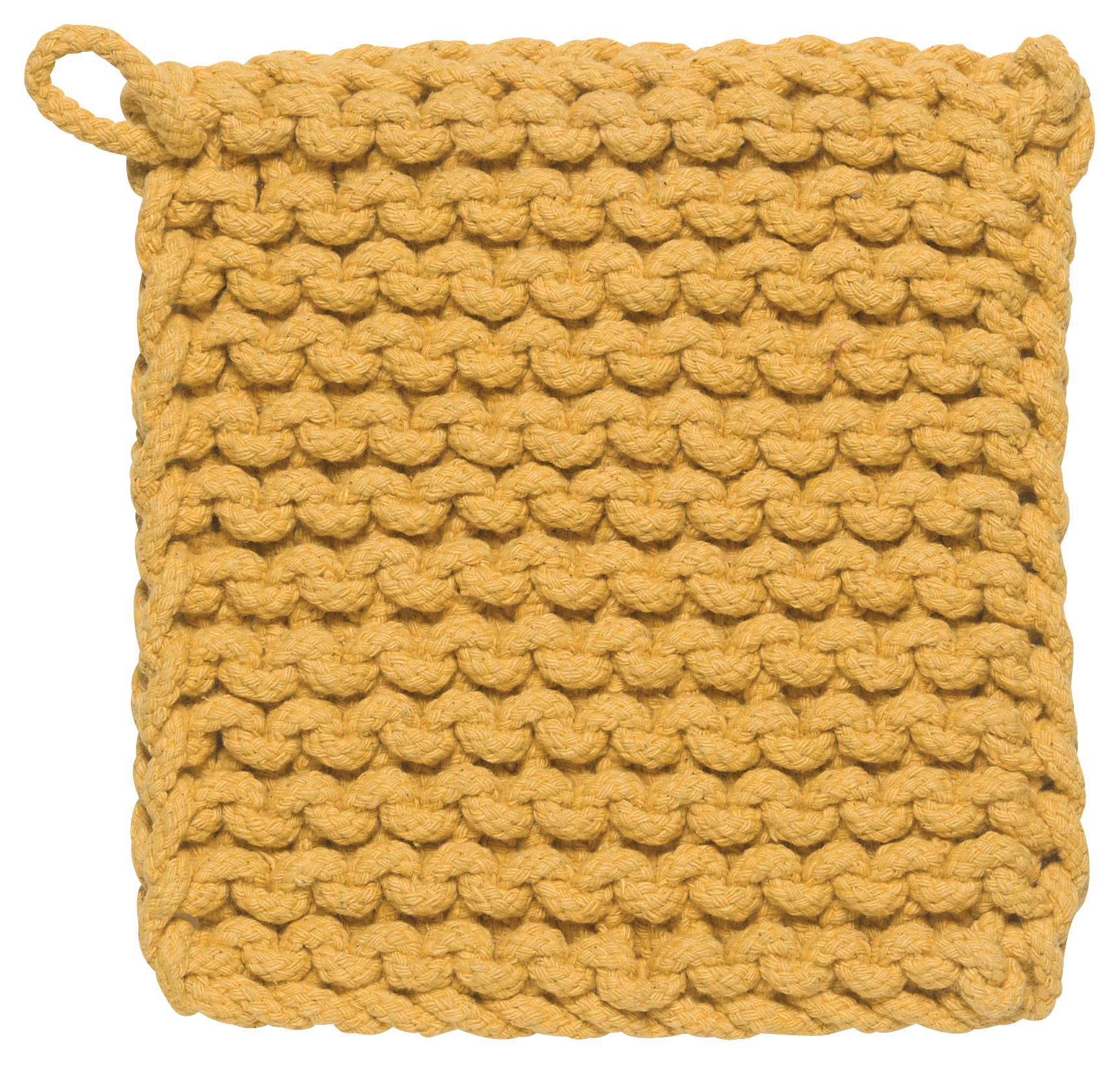 Danica Heirloom Ochre Knit Potholder