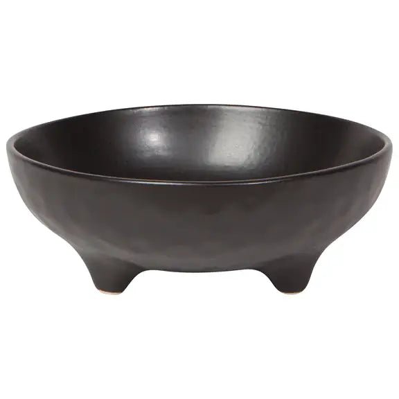 Black Footed Bowl 6 inch - Merry PigletsDanica Heirloom
