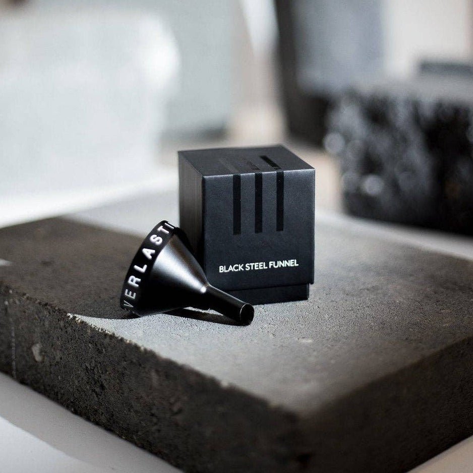Black Steel Funnel - Merry PigletsEverlasting Candle Co.