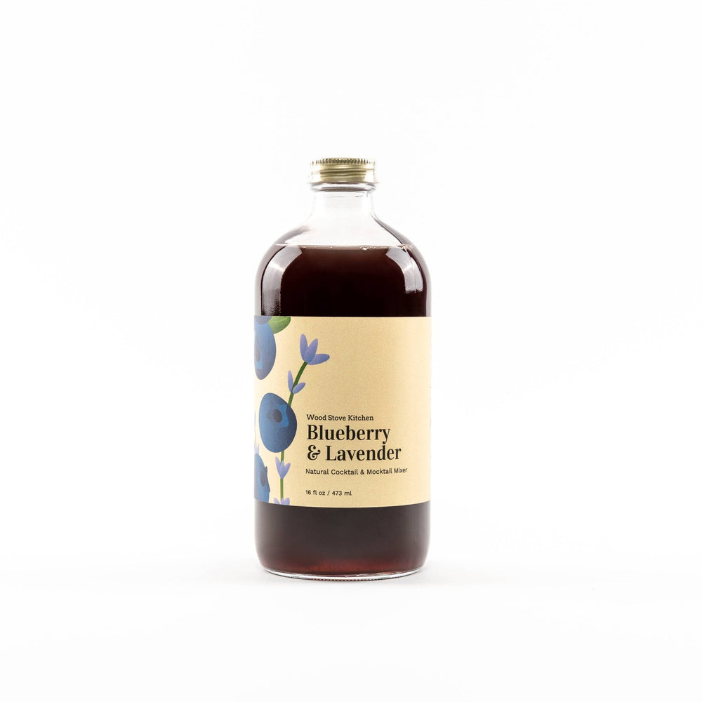 Blueberry and Lavender Cocktail & Mocktail Mixer - Merry PigletsWood Stove Kitchen