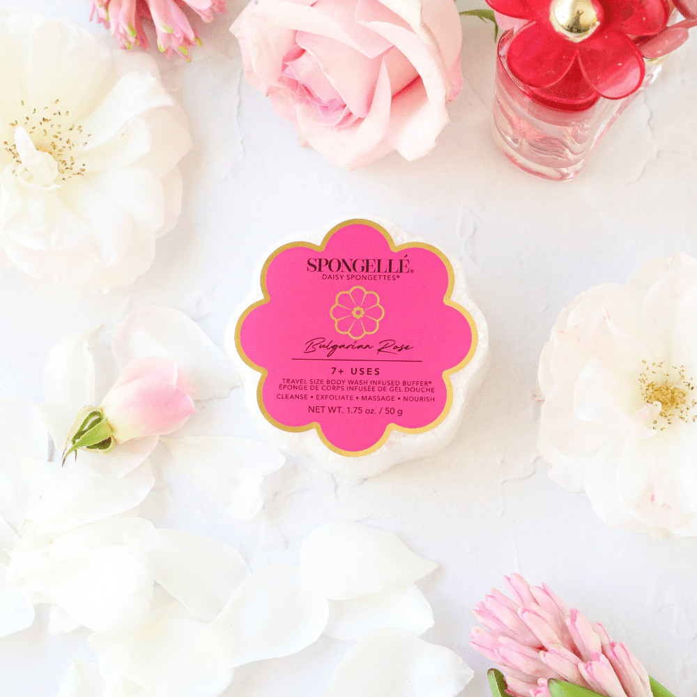 Bulgarian Rose Daisy Spongette - Merry PigletsSpongellé