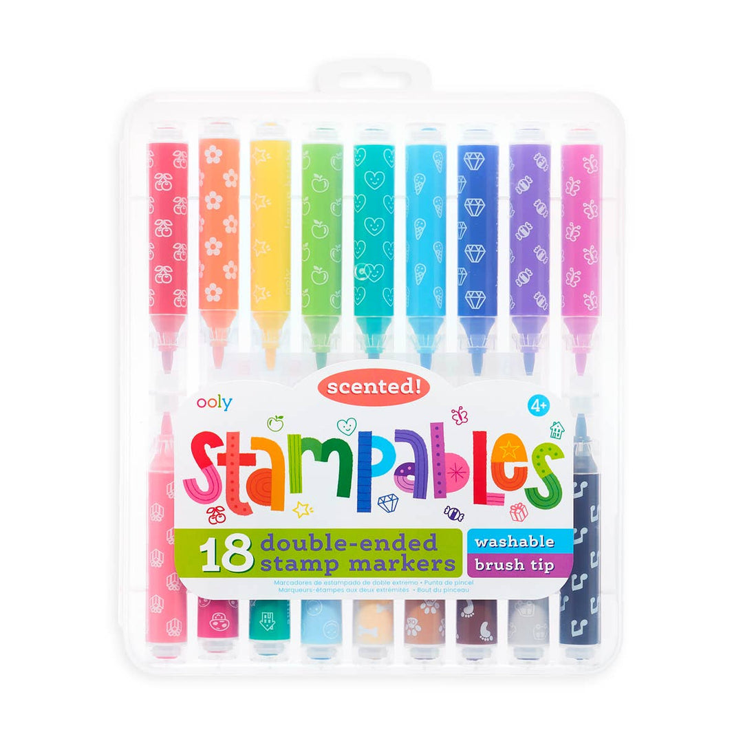 Stampables Double Ended Scented Markers - Merry Piglets