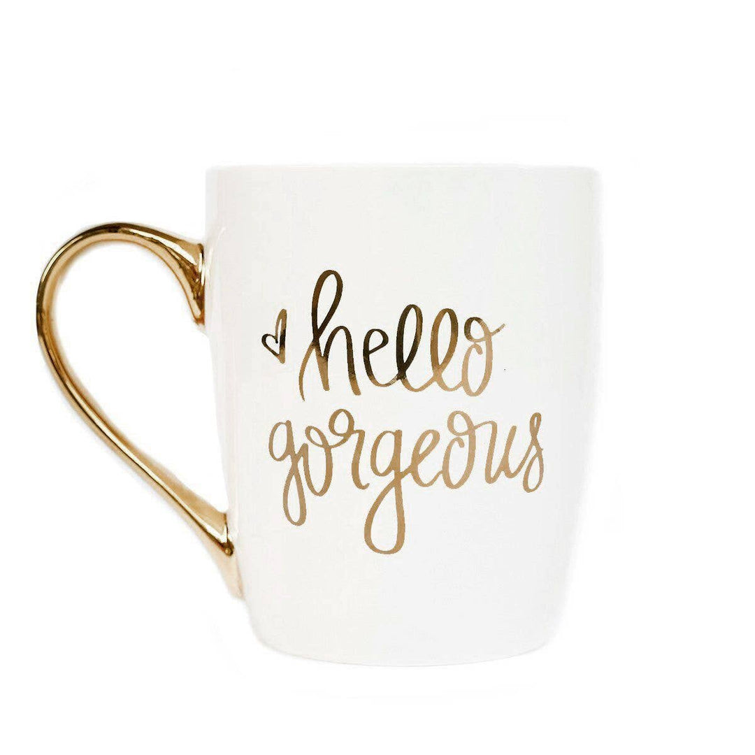 Hello Gorgeous Mug - Merry Piglets